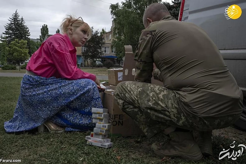 (تصاویر) داستان پزشکی با کفش&zwnj; پاشنه بلند در خط مقدم جنگ اوکراین